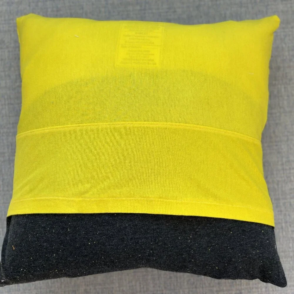 Pikachu Pokemon handmade upcycled t-shirt throw pillow cover video game decor